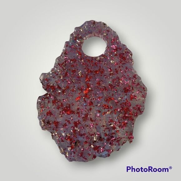 Clear Gold Leaf Tray (Z122) - Picture 3 of 6